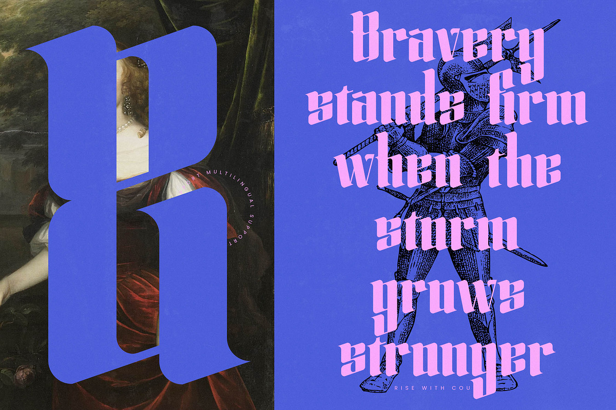 Silakins Blackletter Display, a Blackletter Font by timelesstype.co (Photo 11 of 20)