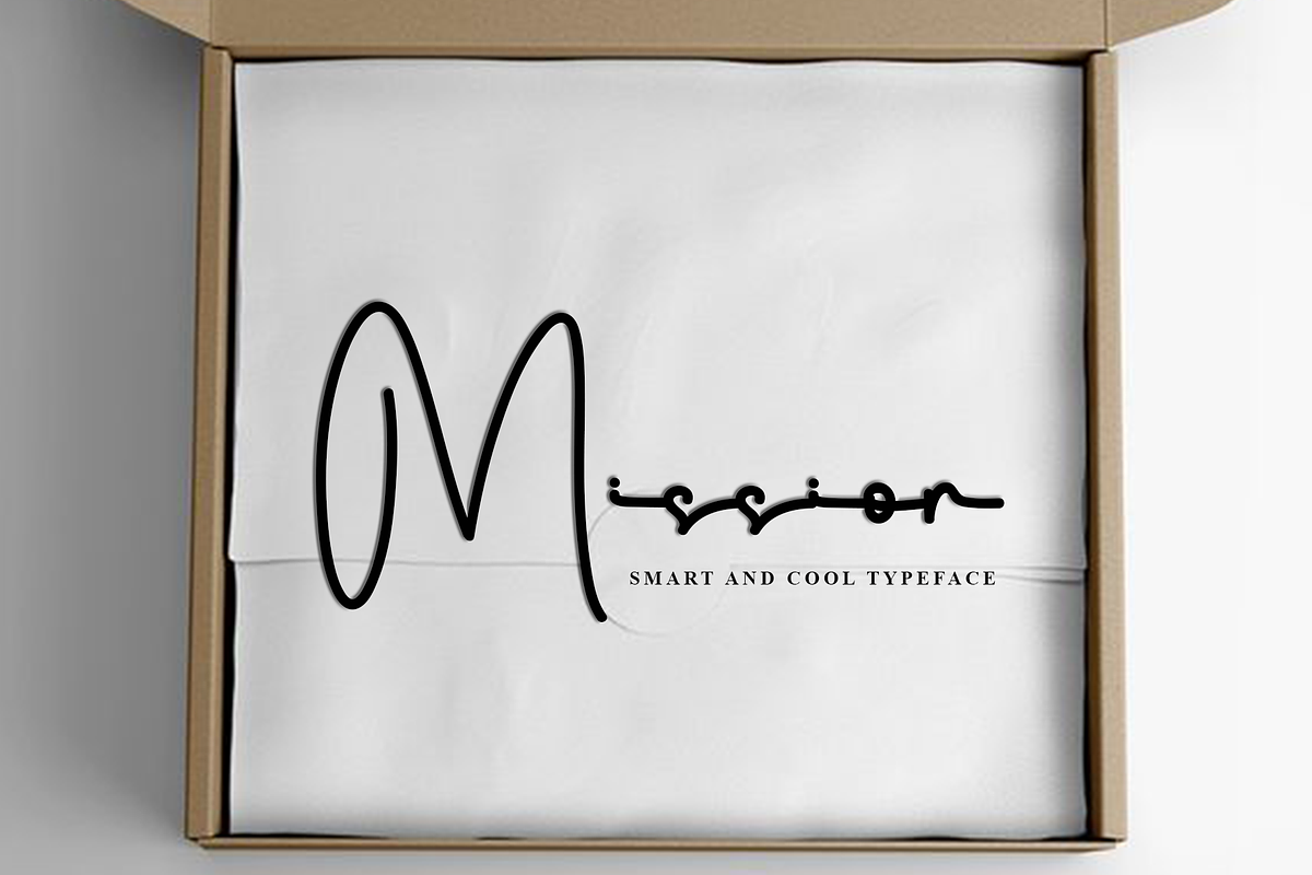 Mission, a Handwritten Font by InermediaSTUDIO (Photo 1 of 8)