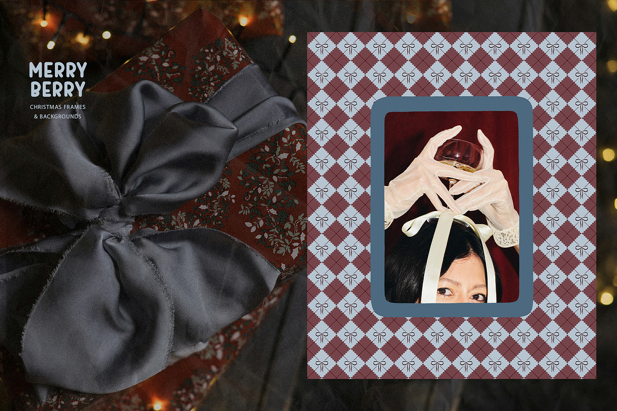 MerryBerry Christmas Frames & Papers, an Object Graphic by alonahaidash (Photo 6 of 15)