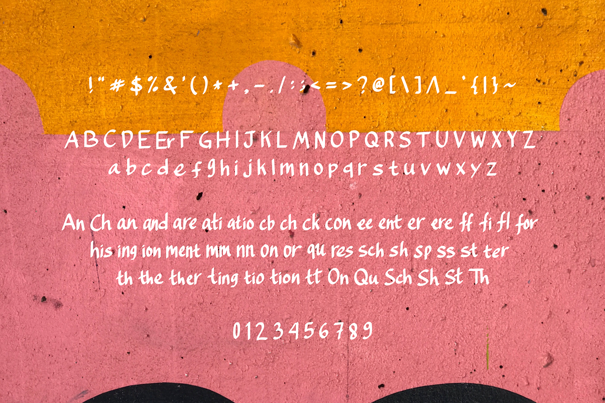 Deen World - Friendly Handwriting, a Handwritten Font by BeadyLab (Photo 2 of 8)