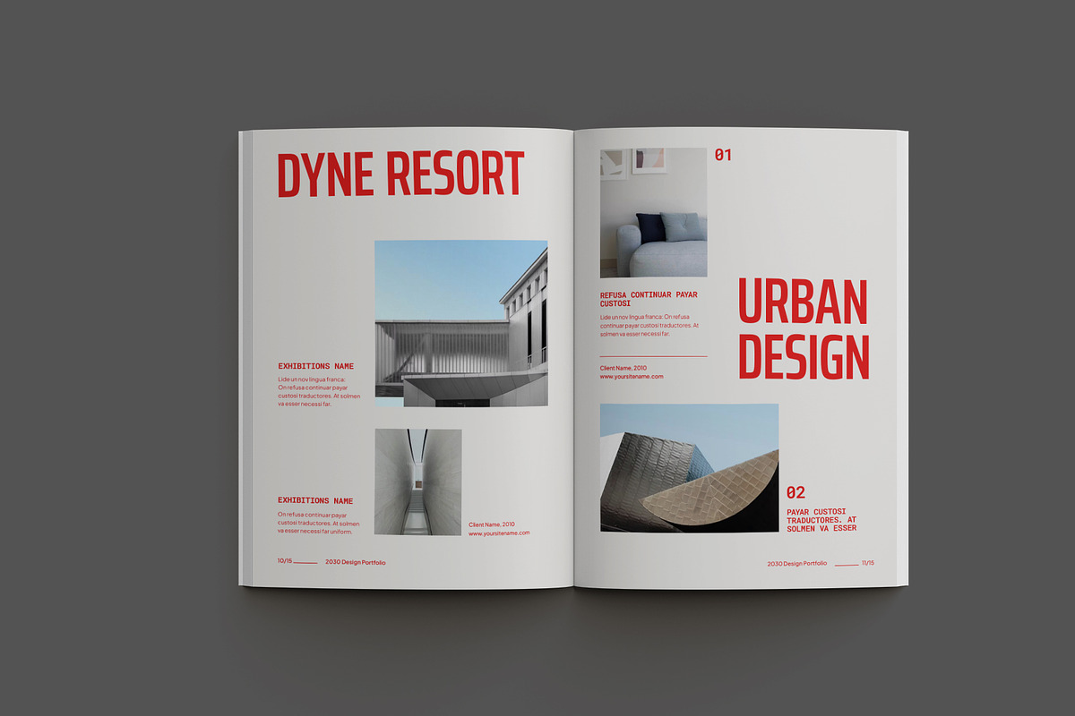 Clean Minimalist Portfolio preview 7