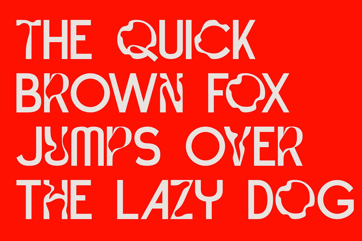 Uniquen - Combination Unique Font, a Sans Serif Font by Khoir (Photo 6 of 9)