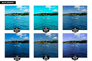 12 Blue Graphy Photoshop Actions, an Action Add-On by Hue Palettte Studio (Thumbnail 6 of 9)