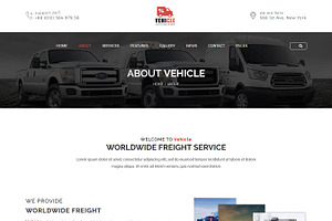 Vehicle - Bootstrap Template