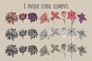 Floral seamless pattern, a Pattern Graphic by Elona Laff (Thumbnail 3 of 4)
