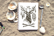 Boho animals, an Animal Illustration by Steshnikova (Thumbnail 4 of 4)