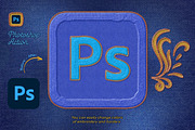 Embroidery Photoshop Action, an Action Add-On by Andrew Skoch Design (Thumbnail 4 of 7)