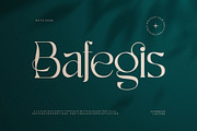 Bafegis || Elegant Serif Typeface, a Serif Font by Ermedia Studio (Thumbnail 1 of 10)