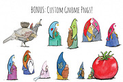 Build A Gnome Character Kit, a Person Illustration by Maria J. Black Studio (Thumbnail 8 of 11)