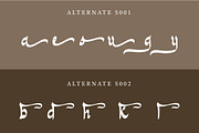 Arohmany a modern arabic font, a Blackletter Font by Javatype Studio (Thumbnail 7 of 8)
