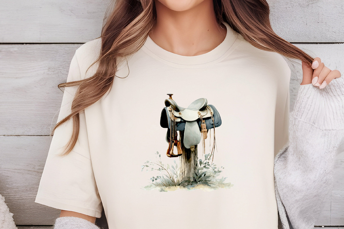 Horse Clipart, Horse Illustration Se, an Illustration by DreamCafeArt (Photo 5 of 6)