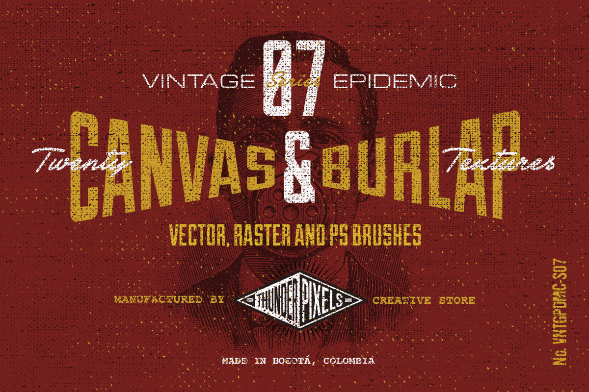 20 Canvas & Burlap Textures - VES07