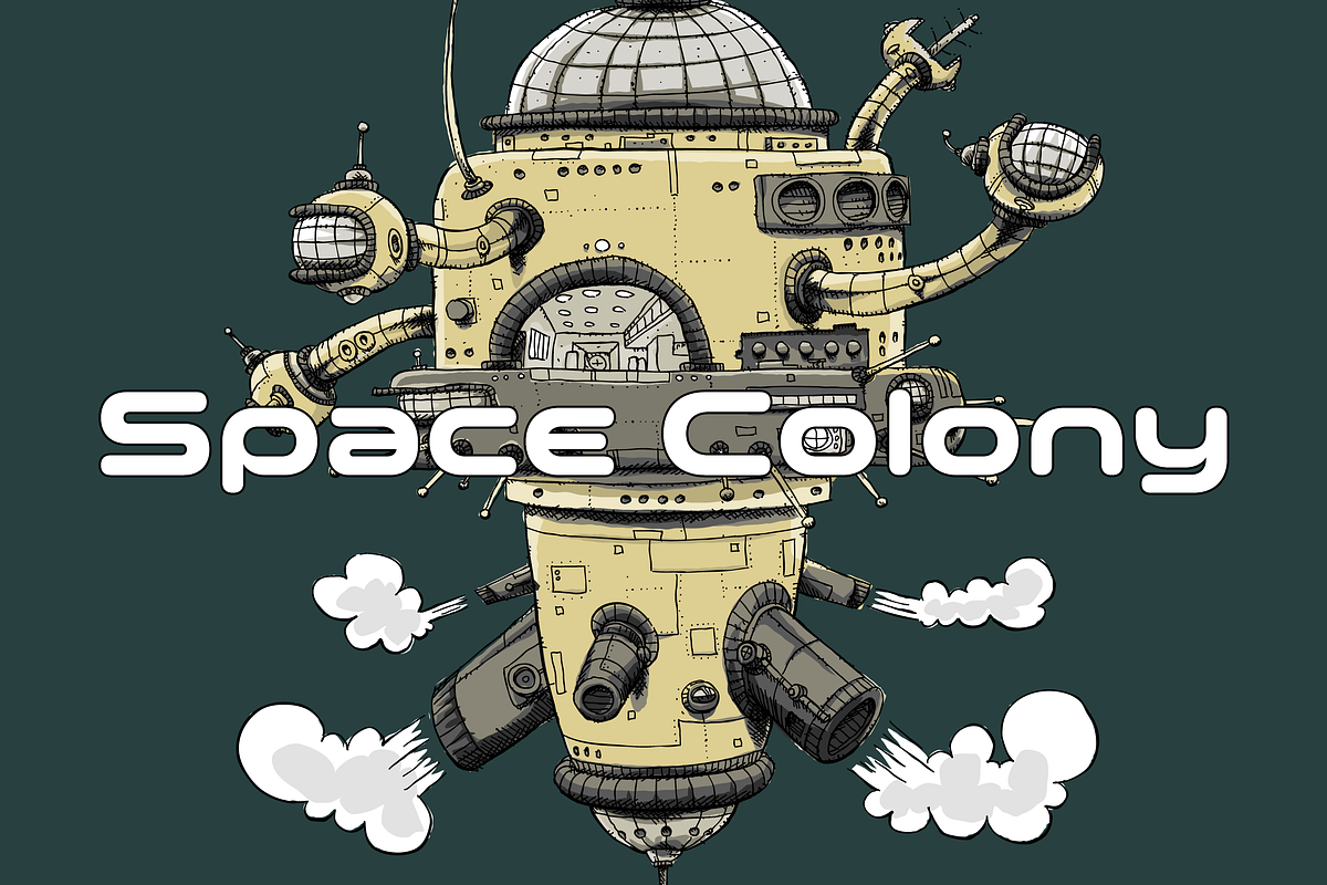 Space Colony, a Sans Serif Font by Dharma Type (Photo 1 of 13)