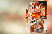 Abstract Autumn Dreams Backgrounds, a Background Graphic by Lumeno (Thumbnail 7 of 7)
