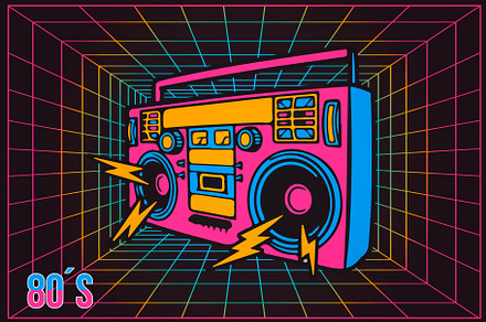 Retro Pop Eighties Party Recorder