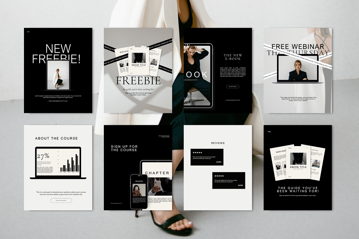 CANVA Minimal VOL 2 Instagram Posts, a Social Media Template by thebusinessoutfit (Photo 8 of 12)