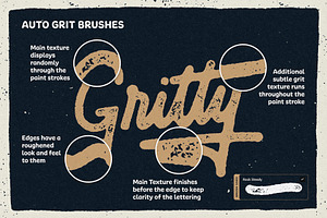 TRASH TYPE Gritty Texture Brushes