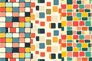 12 Retro Colorblock Seamless Pattern, a Pattern Graphic by Inknfolly (Thumbnail 3 of 7)