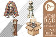 Sarcastic Dad Bones Sublimation, a Seasonal Illustration by Artnoy (Thumbnail 10 of 18)
