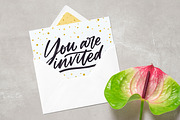 You are invited wedding lettering, a Decorative Illustration by Good Studio (Thumbnail 3 of 3)