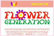 flower generation font, a Font by weknow (Thumbnail 3 of 5)