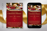 Christmas Dinner Digital Invitation, a Social Media Template by Godserv Designs (Thumbnail 2 of 11)