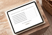 Showit Addon - FAQ Template, a Websites & App Template by Amanda Pena Design (Thumbnail 3 of 5)