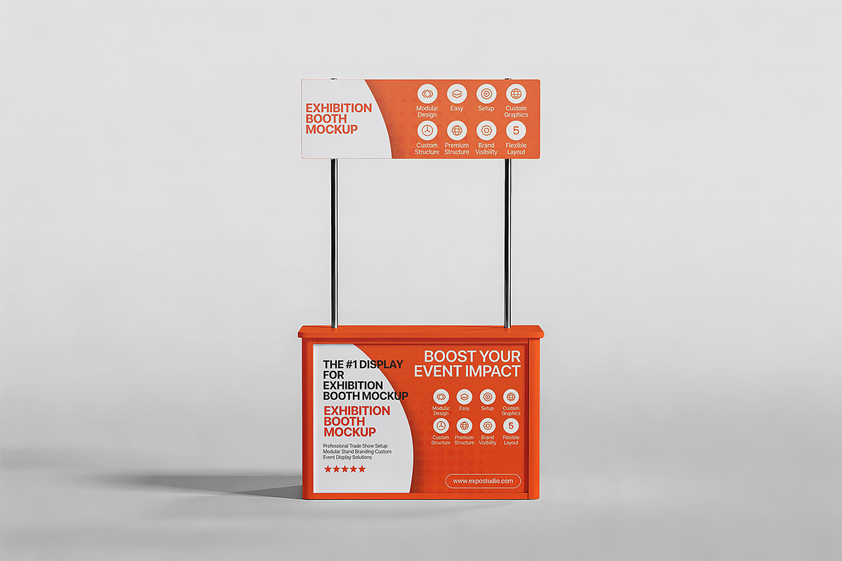 Exhibition Booth Mockup, a Product Mockup by Pitchlook.Studio (Photo 2 of 4)