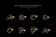 Luxury Letter A-Z with Rose Logo Kit, a Branding & Logo Template by Luxury Logos (Thumbnail 4 of 12)