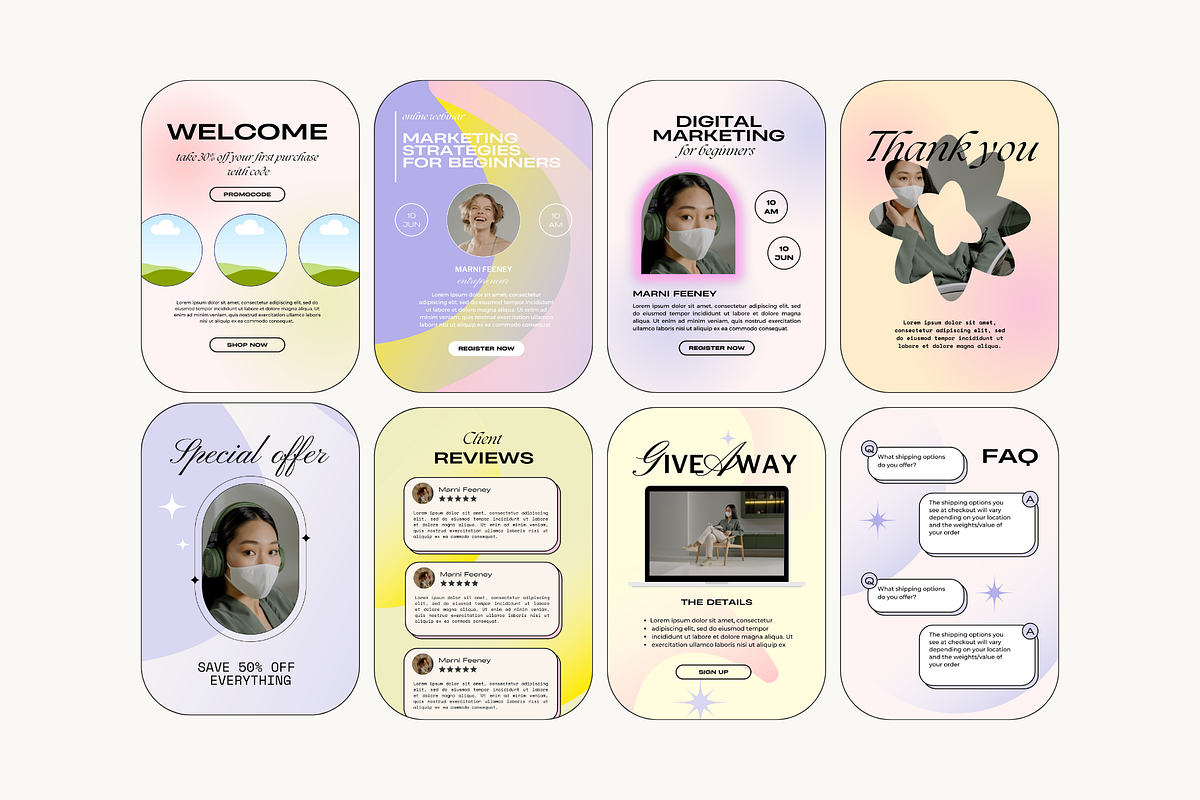 Retro Email Newsletter Pack, an Email Template by marmaries (Photo 5 of 6)