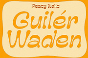 Peacy – Psychedelic Font, a Sans Serif Font by Craft Supply Co. (Thumbnail 5 of 8)