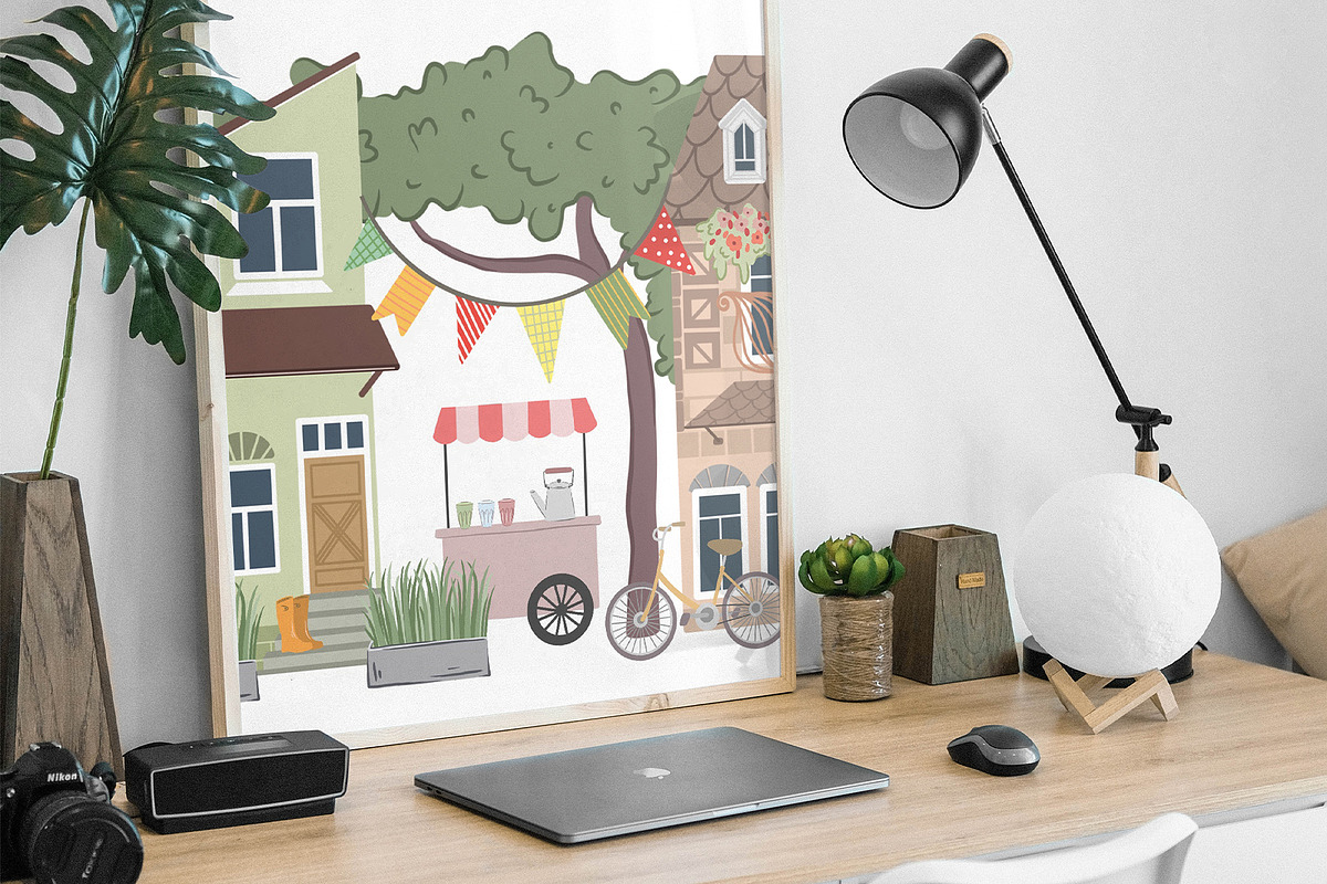 Town Creator - Clipart Collection, a Decorative Illustration by Alina Sh (Photo 8 of 8)