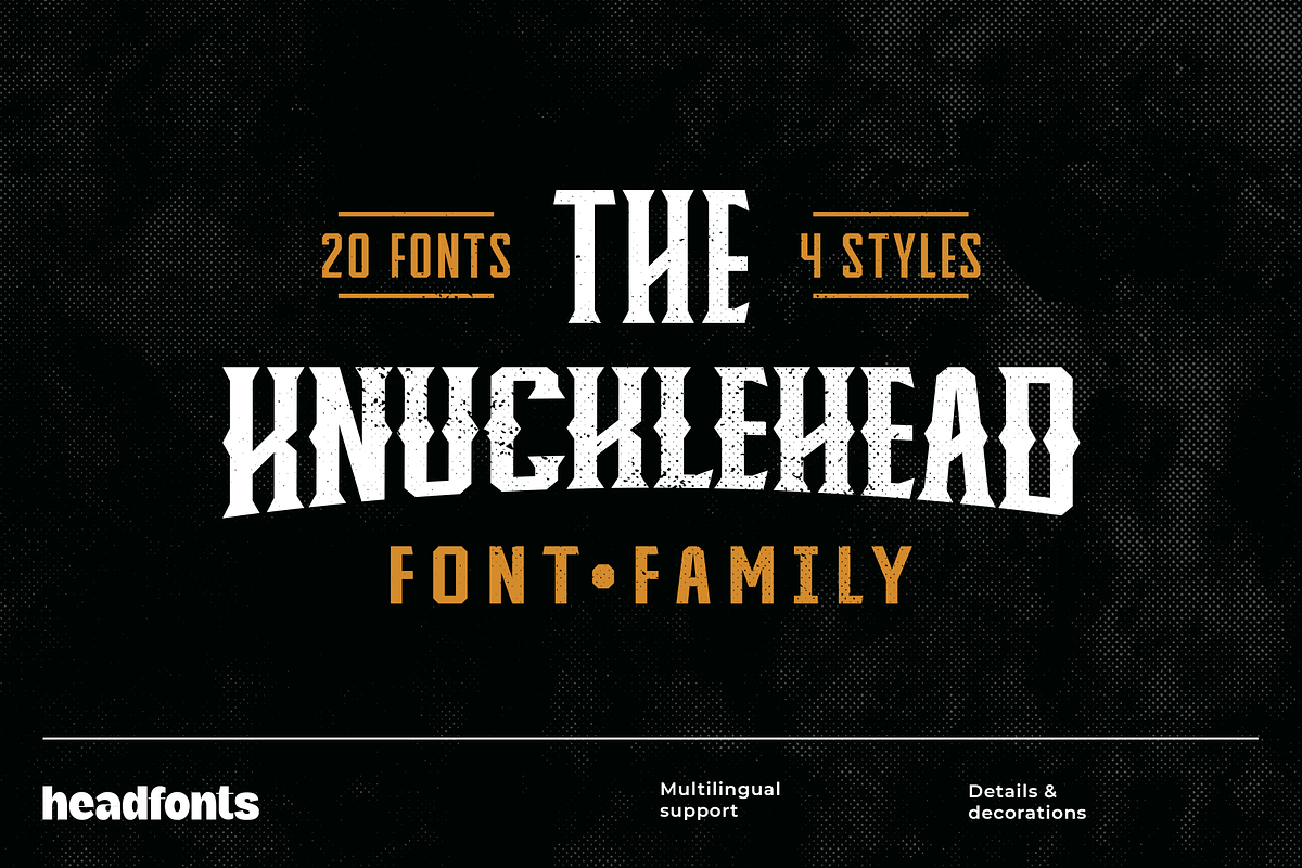 Knucklehead Font Family