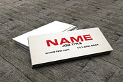 The Slim Business Card /Calling Card, a Business Card Template by xxDeadPixels (Thumbnail 1 of 2)