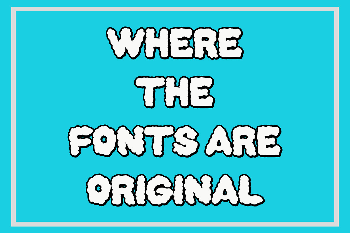 Cloudy Daze - by Milk and Searle, a Sans Serif Font by Milk and Searle (Photo 4 of 6)