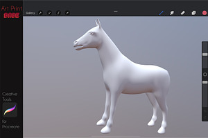 3D Object Horse Model Tattoo E Book