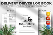 Delivery Driver Log Book KDP Interio, a Templates & Theme by M9 Design (Thumbnail 1 of 3)