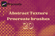 Abstract Texture Procreate Brushes, a Brush Add-On by Elatedowl (Thumbnail 1 of 8)