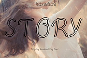 Story display font, a Handwritten Font by JJuta (Thumbnail 1 of 7)