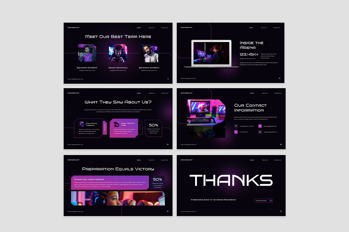 Gaming Esport Presentation, a Presentation Template by Annora Studio (Photo 4 of 7)