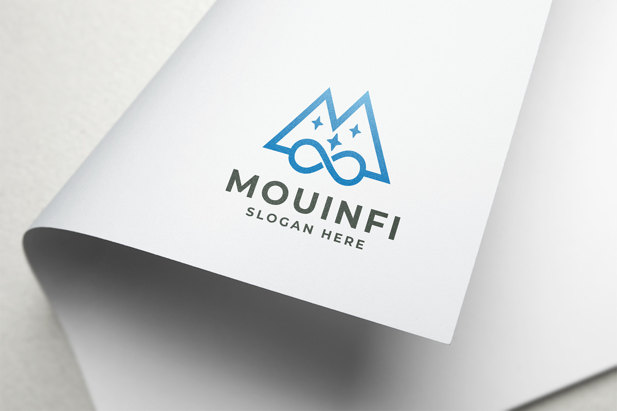 Mountain and Infinity Letter M Logo, a Branding & Logo Template by Design_Planet (Photo 2 of 3)