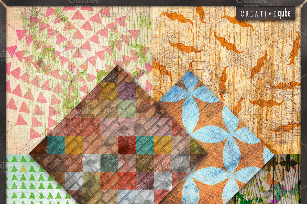 Rustic Digital Papers preview 2