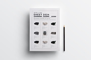 Line Sheet Bundle | Word & Indesign, a Stationery Template by obayes (Thumbnail 8 of 17)