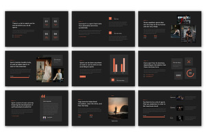 Sportize Presentation Template