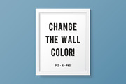 Simple White Frame Mockup, a Print Template by Minty Fresh Graphics (Thumbnail 2 of 4)