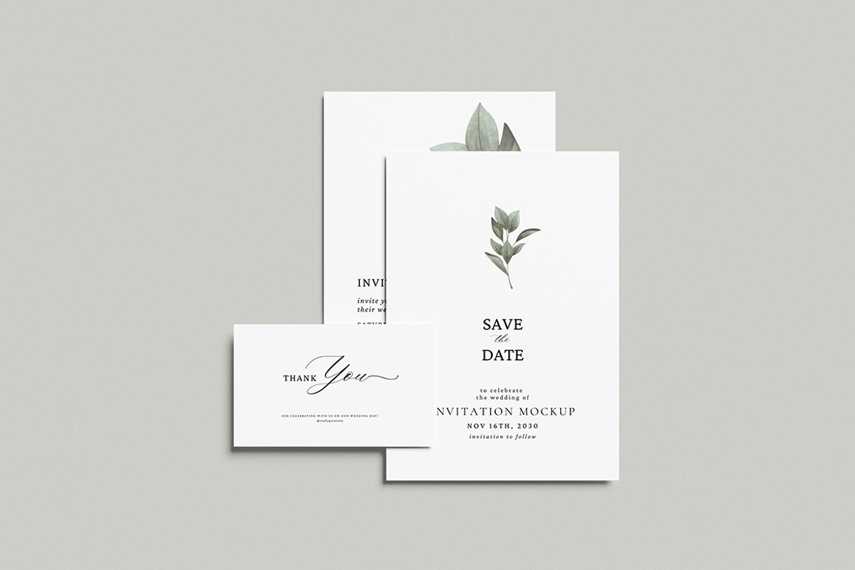 High Quality Invitation Mockup, an Advertising Mockup by swsi-studio (Photo 3 of 5)