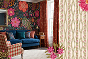 Jacobean Floral & Tartan Patterns, a Pattern Graphic by Sonulkaster (Thumbnail 5 of 10)