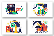 10 World Chess Day Illustration, a Sport Illustration by denayunebgt (Thumbnail 2 of 4)