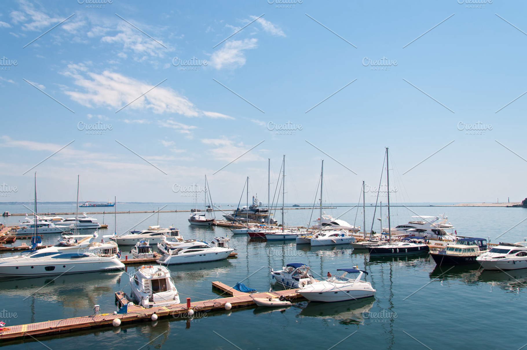 Yachts In Harbour