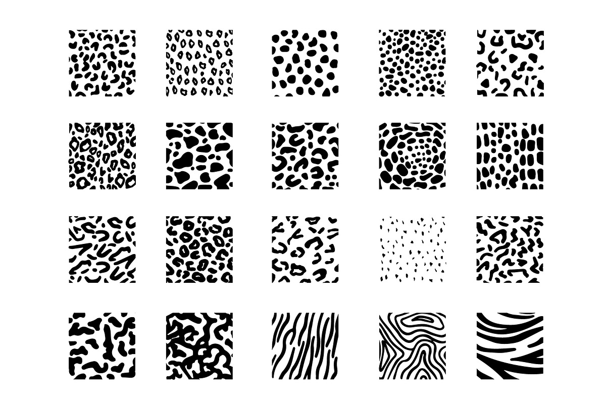Wild Animal Print SVG Bundle, a Pattern Graphic by MilanaTT (Photo 1 of 6)